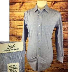 Brooks Brothers 346 Men's Dress Shirt 15.5-32/33